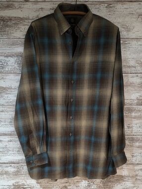 Men's F/X FUSION Plaid Button-Up flannel Shirt